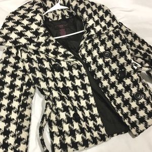 New look polyester over coat (sz. Small)